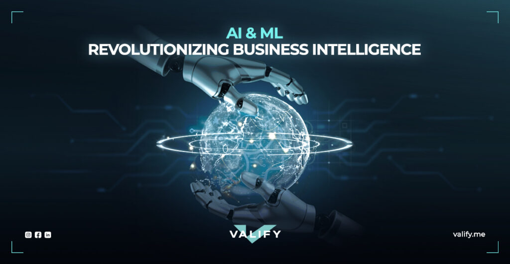 robot hands holding a globe